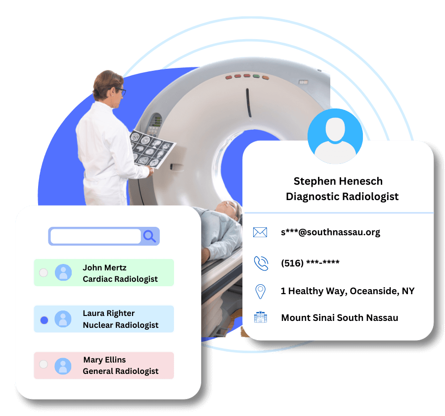 ct scan clinics email list