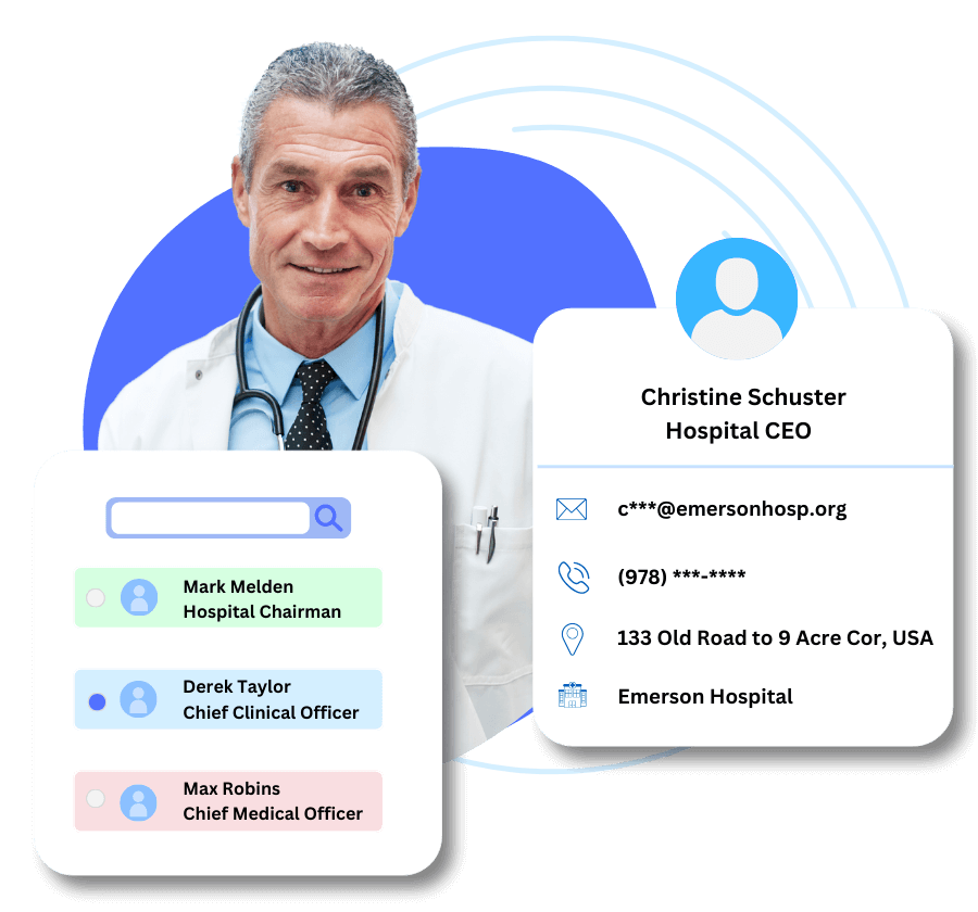 general services hospitals email list