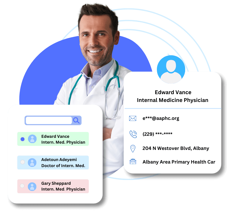 internal medicine physicians email list