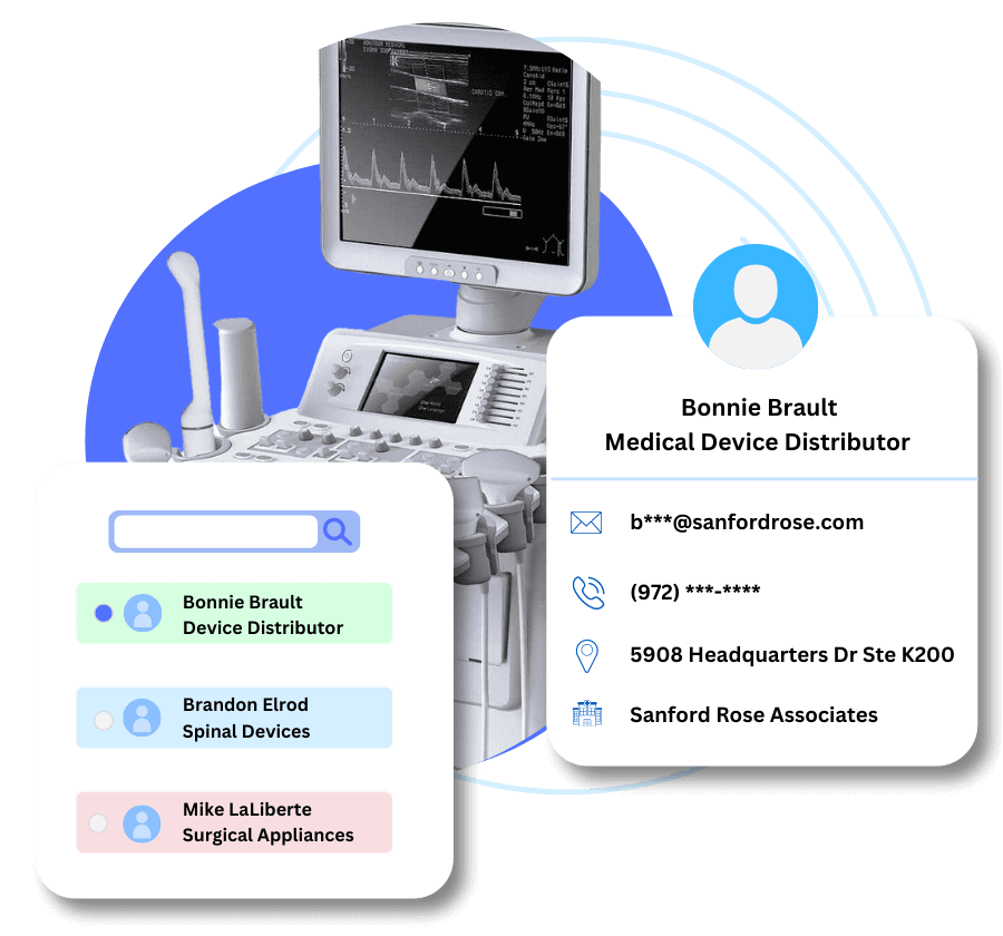 medical device distributors email list