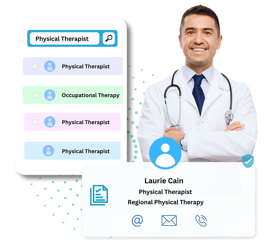 physical therapist mailing list