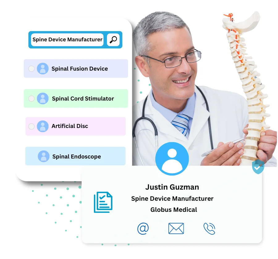 spine-device-manufacturers-email-list
