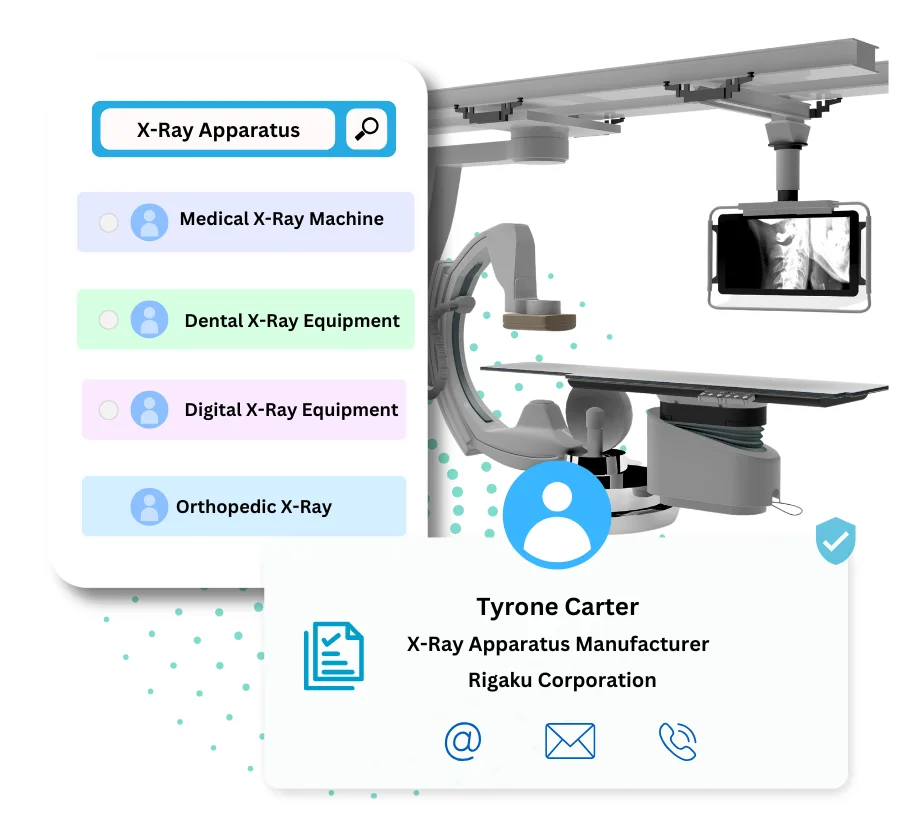 x-ray-apparatus-manufacturers-email-list