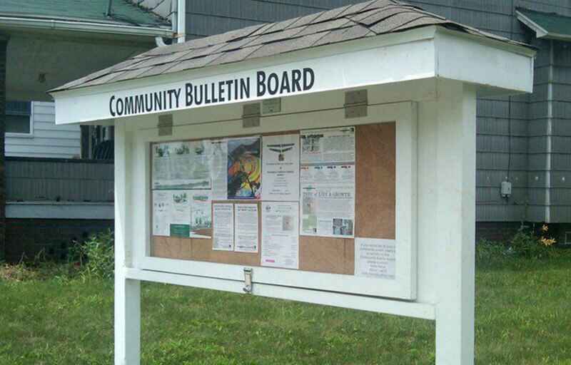 community bulletin boards