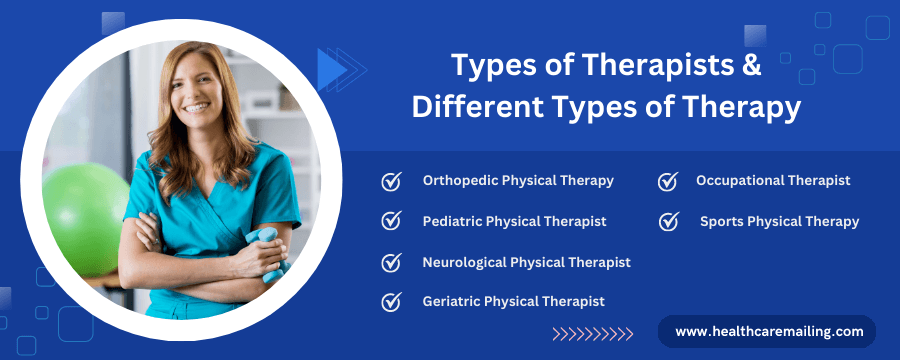 types of therapists